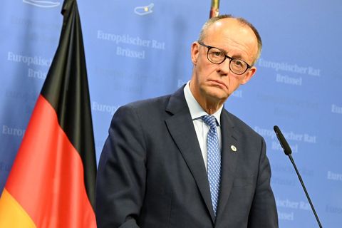 Bundeskanzler Friedrich Merz (CDU) kommt zum Antrittsbesuch nach Dresden. (Archivbild) Foto: Ansgar Haase/dpa