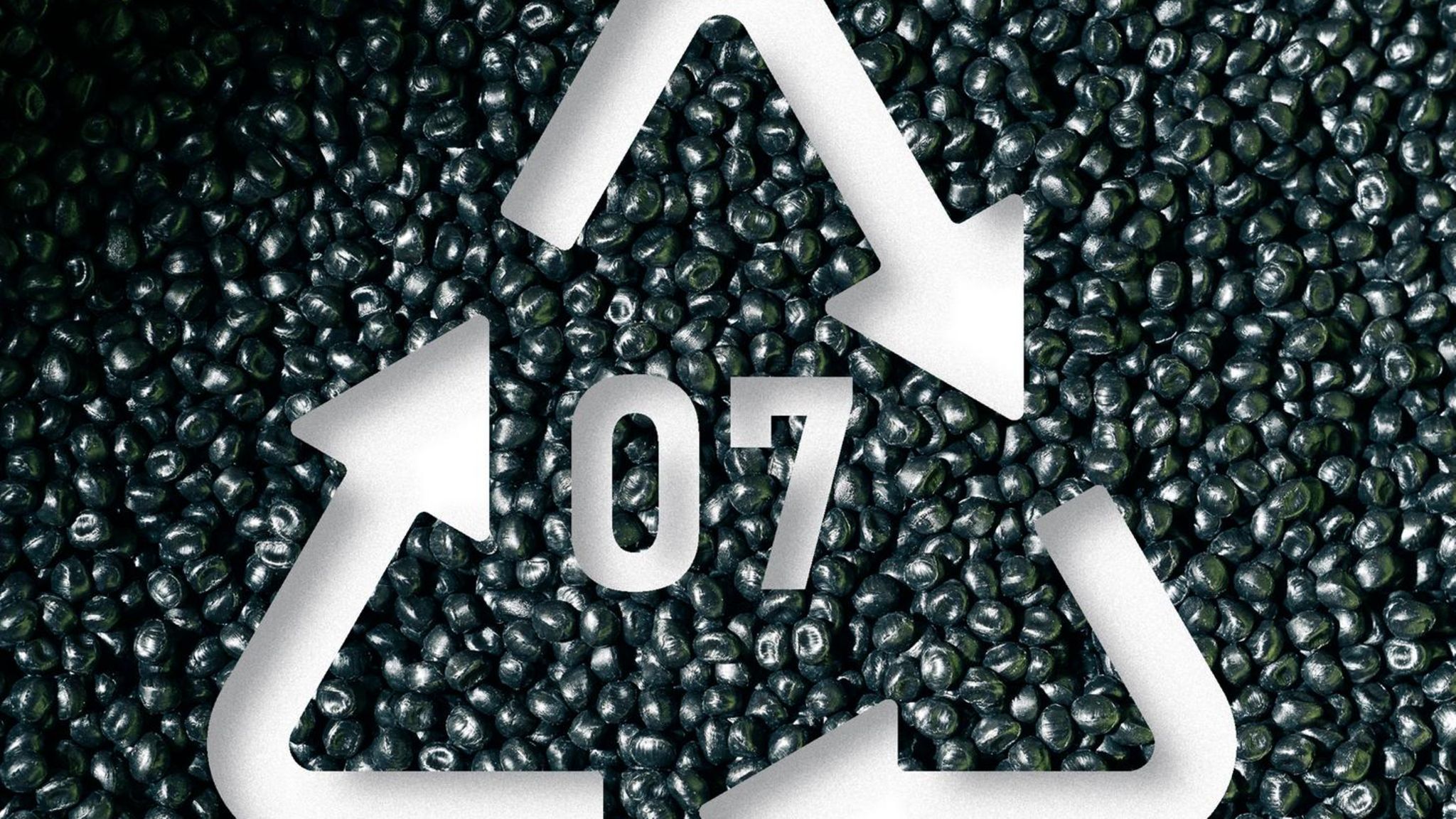 Schwarzes Granulat / Plastik Schwarzes Granulat / Plastik