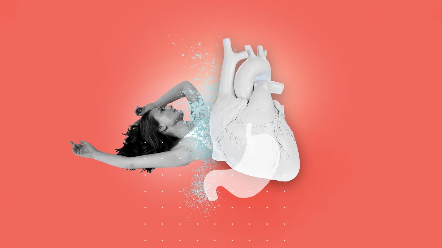 Herz: Illustration: Herzbeschwerden