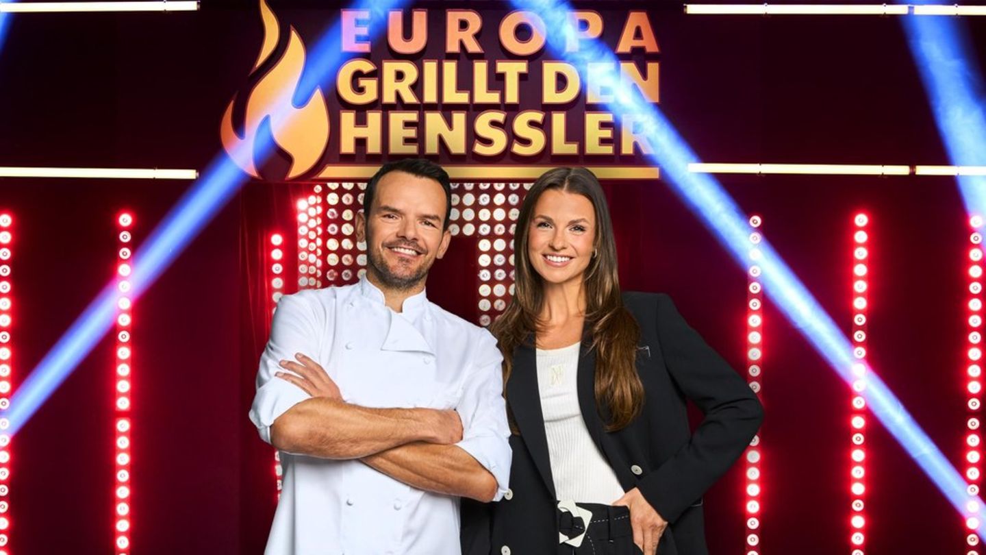 "Europa grillt den Henssler" mit Steffen Henssler und Moderatorin Laura Wontorra. "Europa grillt den Henssler" mit Steffen Henssler und Moderatorin Laura Wontorra.