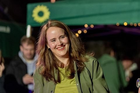 Grünen-Politikerin: Ricarda Lang, 31, war von Februar 2022 bis November 2024 Parteichefin der Grünen Ricarda Lang, 31, war von Februar 2022 bis November 2024 Parteichefin der Grünen