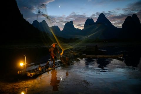 Traditioneller Fischfang