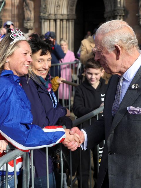 König Charles und Epstein - Collage