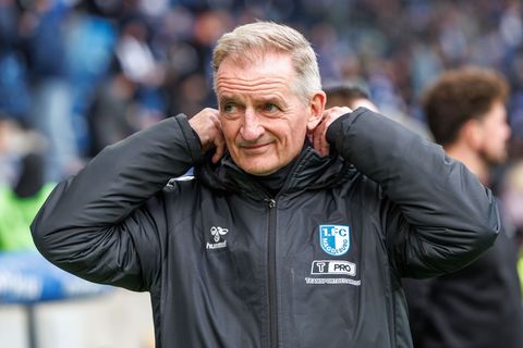 Petrik Sander fliegt mit dem FCM zum Pokal nach Bayern. Foto: Andreas Gora/dpa