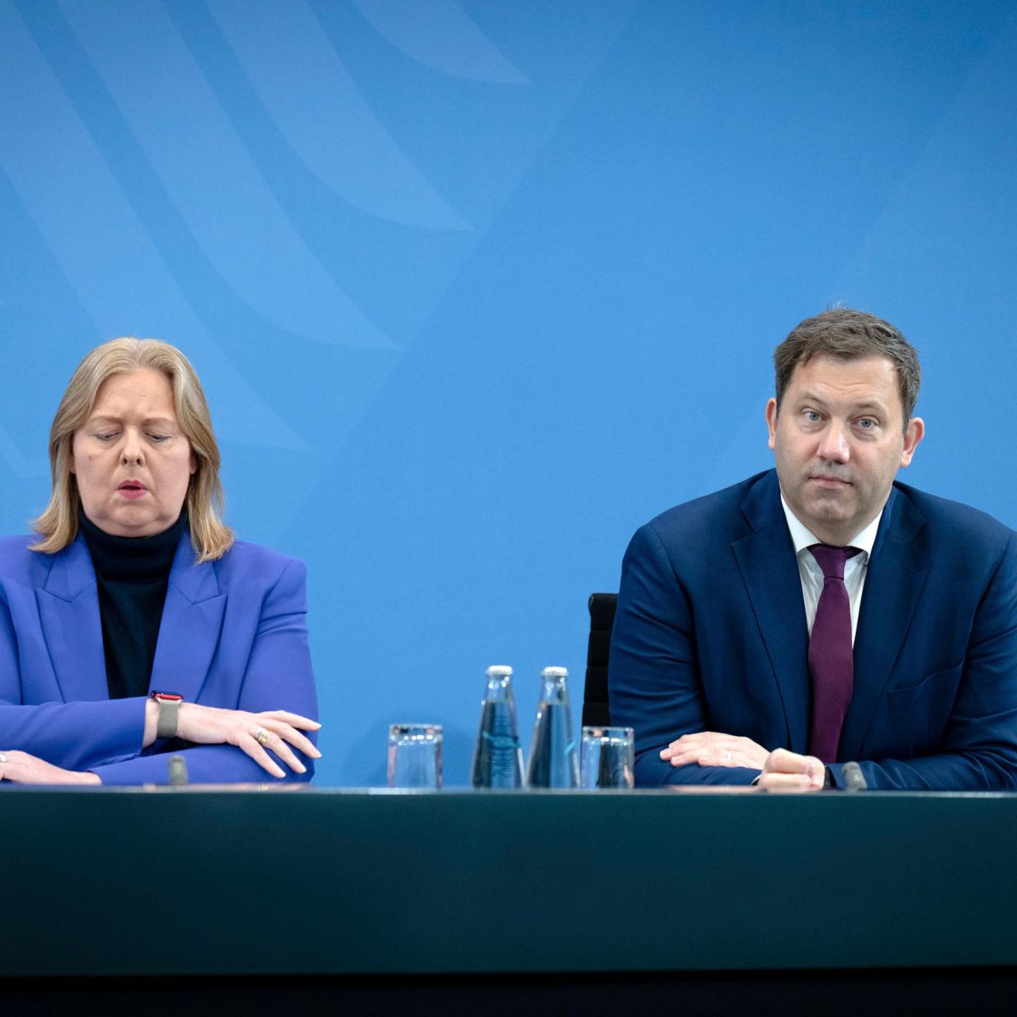 Die SPD-Parteivorsitzenden Bärbel Bas und Lars Klingbeil