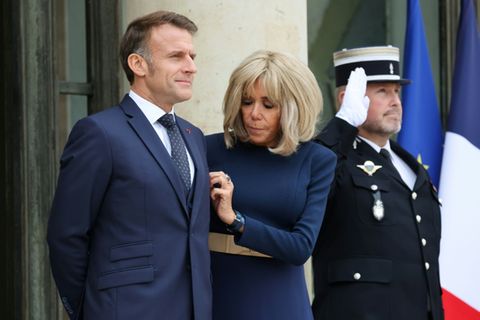 Emmanuel und Brigitte Macron
