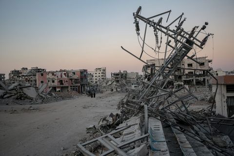 Zerstörte Gebäude im Gazastreifen. (Archivbild) Foto: Omar Ashtawy/APA Images via ZUMA Press Wire/dpa