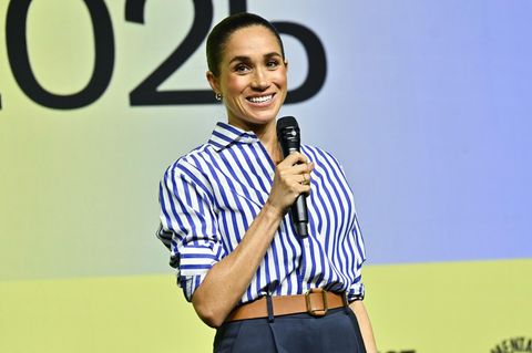 Herzogin Meghan spricht bei einer Veranstaltung in New York Herzogin Meghan spricht bei einer Veranstaltung in New York