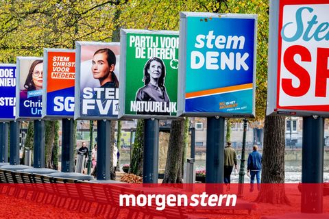 morgenstern: 27 Parteien stellen sich in den Niederlanden zur Wahl. 16 könnten laut Wahlumfragen ins Parlament einziehen 27 Parteien stellen sich in den Niederlanden zur Wahl. 16 könnten laut Wahlumfragen ins Parlament einziehen