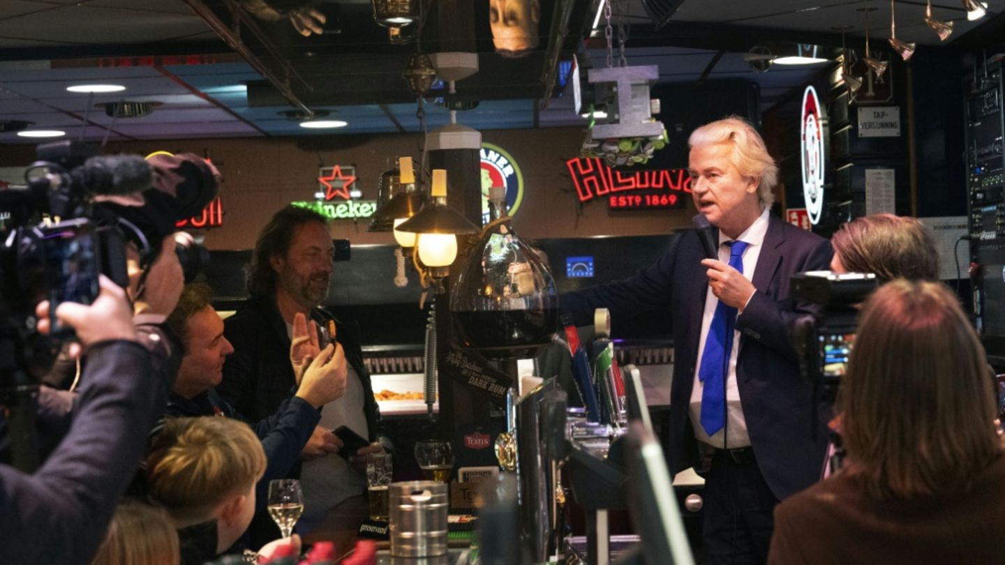 Der niederländische Rechtspopulist Geert Wilders Der niederländische Rechtspopulist Geert Wilders