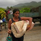 Einen Platz zum Schlafen und ein paar Kleidungsstücke, für mehr war auf der Ladefläche des Evakuierungstrupps kein Platz