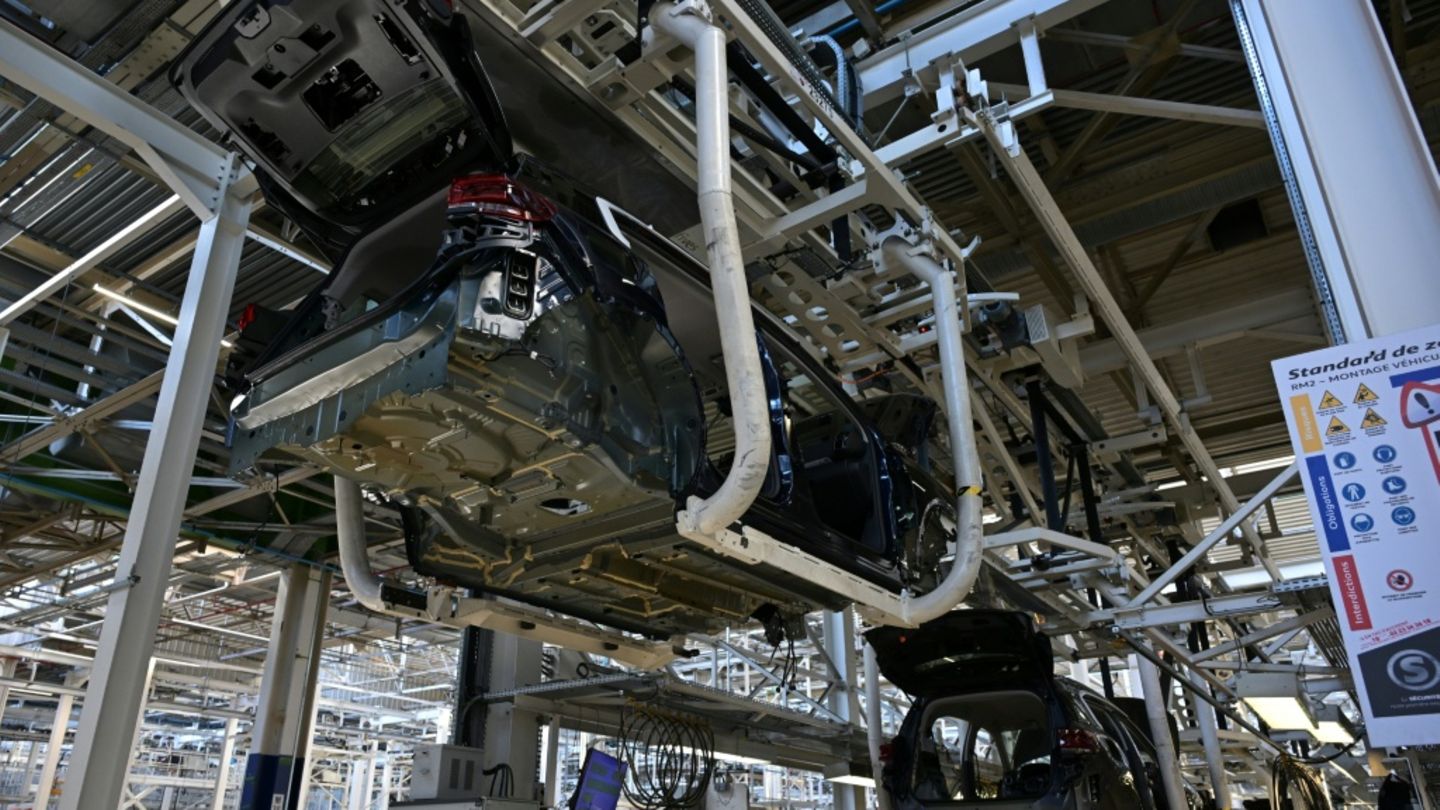 Autofabrik in Frankreich Autofabrik in Frankreich