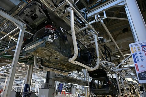 Autofabrik in Frankreich