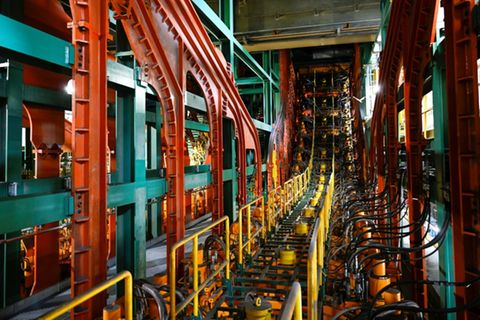 Stahlwerk in Duisburg