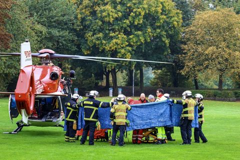 Versorgung von Stalzer nach der Attacke Anfang Oktober