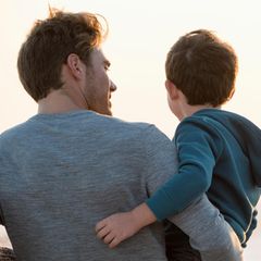 Vater mit Sohn Vater mit Sohn