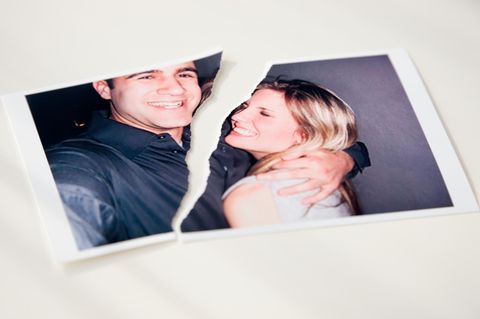 Scheidung: Ein zerrissenes Bild eines Paares