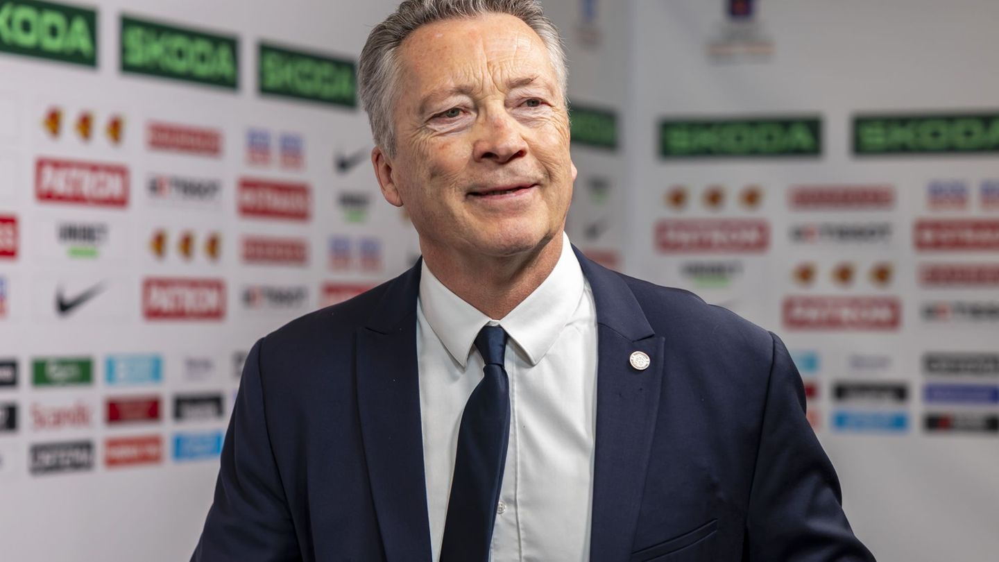 Bundestrainer Harold Kreis hat für den Deutschland Cup einen Top-Kader nominiert. (Archivbild) Foto: Salvatore Di Nolfi/KEYSTONE Bundestrainer Harold Kreis hat für den Deutschland Cup einen Top-Kader nominiert. (Archivbild) Foto: Salvatore Di Nolfi/KEYSTONE