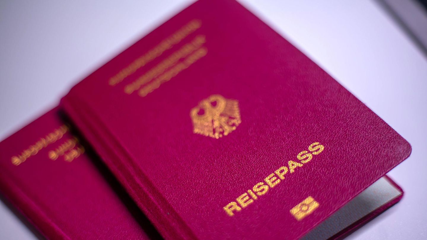 Zwei Reisepässe Zwei Reisepässe