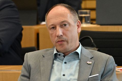 Der AfD-Politiker Ringo Mühlmann spricht sich für ein entschiedeneres Vorgehen gegen Linksextremismus aus. Foto: Martin Schutt/d