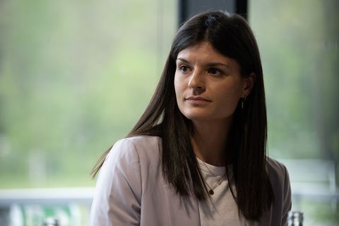 Katharina Kiel bleibt bis 2029 bei Eintracht Frankfurt und arbeitet künftig als Direktorin Frauenfußball für den Verein. Foto: A