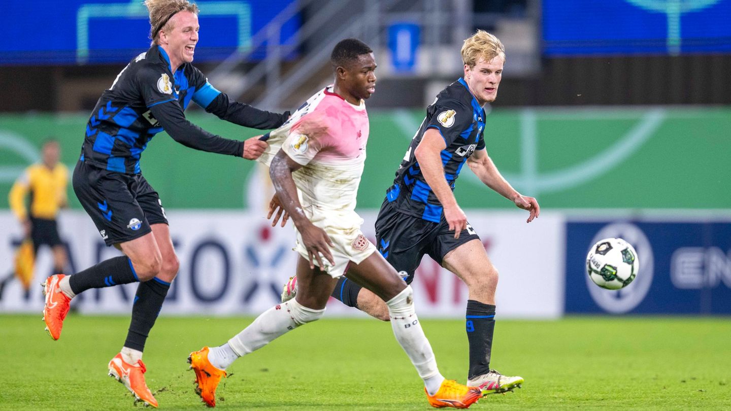 DFB-Pokal: Nach Rückstand: Leverkusen rettet sich in Pokal-Achtelfinale
