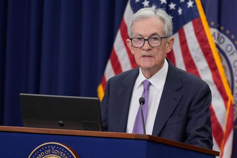 Die US-Notenbank Federal Reserve hat erneut den Leitzins gesenkt. Foto: Manuel Balce Ceneta/AP/dpa