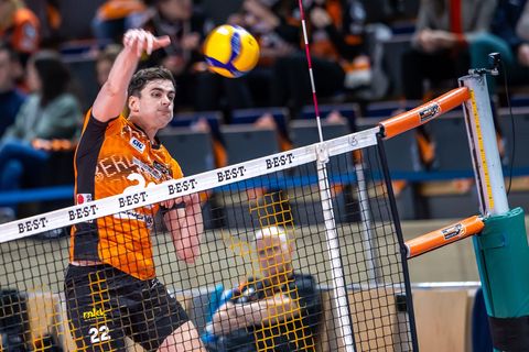 Die Berliner und Hanes holten sich den ersten Ligasieg. (Archivbild) Foto: Andreas Gora/dpa