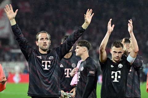 FC Bayern München im DFB-Pokal Die Spieler des FC Bayern München feiern im DFB-Pokal