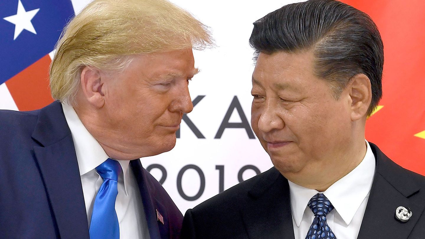 Trump äußert sich vor einem Treffen mit Xi vorfreudig. (Archivbild) Foto: Susan Walsh/AP/dpa