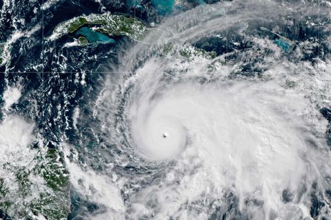 Hurrikan "Melissa" hat in der Karibik zahlreiche Menschen getötet und großen Schaden angerichtet. Foto: Goes-19/Cira/Noaa/Planet