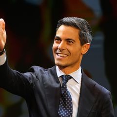 Rob Jetten ist einer Hochrechnung zufolge der Sieger der Wahl in den Niederlanden. Foto: Peter Dejong/AP/dpa