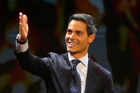 Rob Jetten ist einer Hochrechnung zufolge der Sieger der Wahl in den Niederlanden. Foto: Peter Dejong/AP/dpa