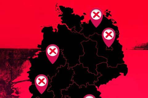 Karte mit Vorfällen rechter Gewalt an Schulen Karte mit Vorfällen rechter Gewalt an Schulen