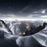 Auch dieses Foto stammt von Alessandro Cantarelli aus Italien. Wie im Film "Interstellar" habe er sich gefühlt, als er diesen Blick in den Dolomiten unter Mondlicht bei minus 15 Grad Celsius aufnahm