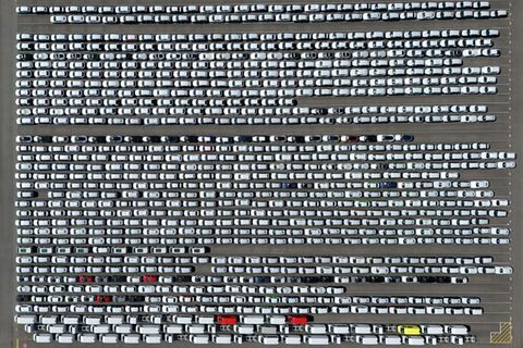 Volkswagen-Autos in Emden