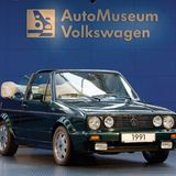 VW Golf Cabrio Classic Line im Automuseum Volkswagen