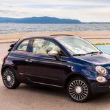 Fiat 500 Riva-1 am Meer