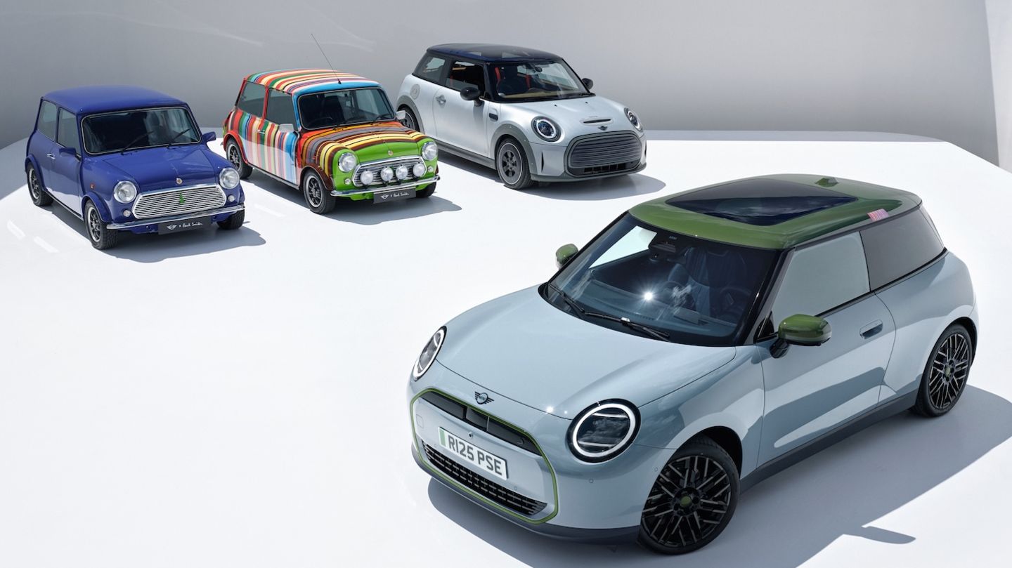 Mini Paul Smith: Vier Mini Automodelle