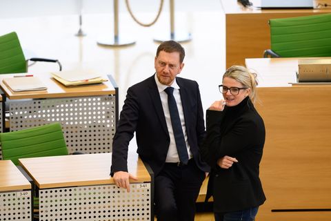 Die Linken wollen im Landtag weiter konstruktive Politik leisten (Archivbild).n Foto: Robert Michael/dpa