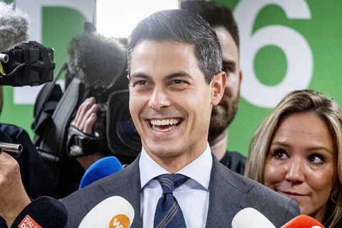 Rob Jetten von der linksliberalen Partei D66 könnte der nächste Ministerpräsident der Niederlande werden Rob Jetten von der linksliberalen Partei D66 könnte der nächste Ministerpräsident der Niederlande werden