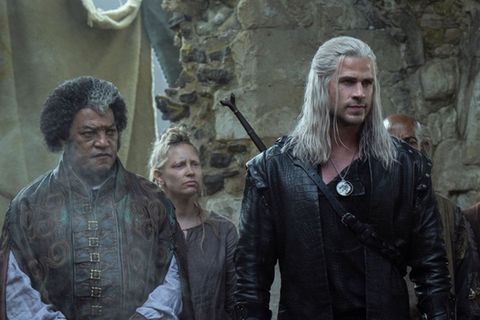 Neuzugänge im Kosmos von "The Witcher": Laurence Fishburne (l.) und Liam Hemsworth. Neuzugänge im Kosmos von "The Witcher": Laurence Fishburne (l.) und Liam Hemsworth.