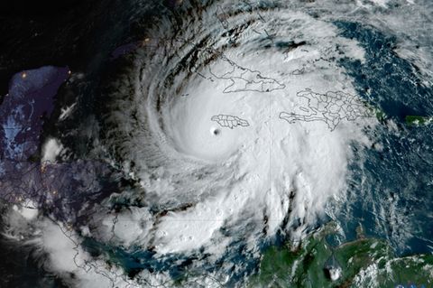 Satellitenaufnahme von Hurrikan "Melissa"