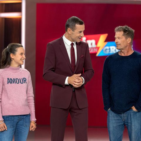 Til Schweiger ist am 1. November 2025 in Kai Pflaumes Show "Klein gegen Groß" zu sehen
