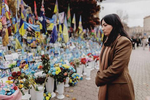 Alabali Radovan Ukraine Alabali Radovan auf dem Maidan-Platz in der Ukraine