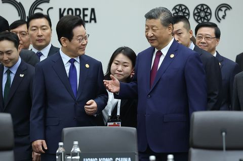 Chinas Präsident Xi forderte von den Apec-Partnern von mehr Zusammenarbeit. Foto: Uncredited/Yonhap/AP/dpa Chinas Präsident Xi forderte von den Apec-Partnern von mehr Zusammenarbeit. Foto: Uncredited/Yonhap/AP/dpa
