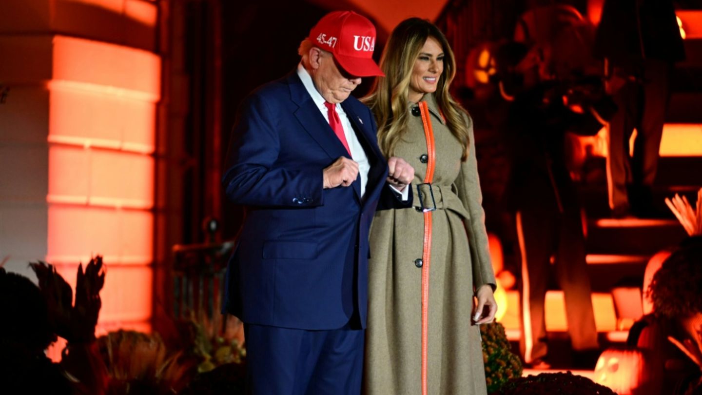 Trump und Ehefrau bei Halloween-Feier am Weißen Haus