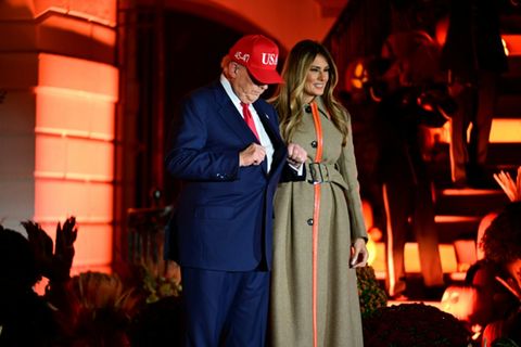 Trump und Ehefrau bei Halloween-Feier am Weißen Haus