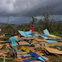 Nach dem Sturm beginnt das große Aufräumen. "Melissa" hat Schäden in Milliardenhöhe verursacht
