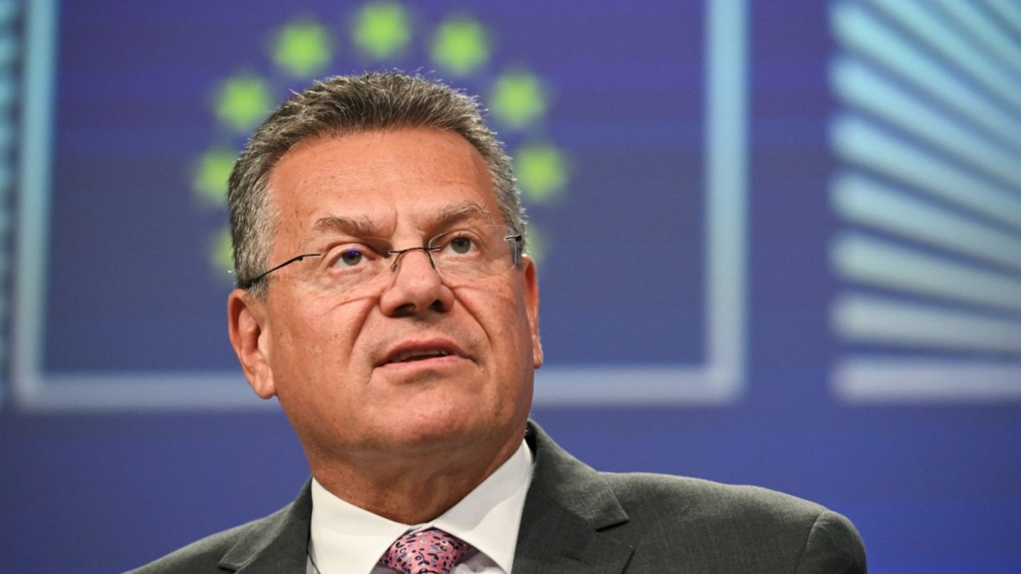 Maros Sefcovic im September 2025 in Brüssel Maros Sefcovic im September 2025 in Brüssel